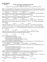 Đề & Đ.án KT thử HK1 lớp 12 (đề 1)