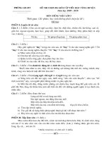 ĐỀ HSG LỚP 5 (HUYỆN) THÁNG 10