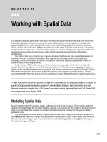 Working with Spatial Data
