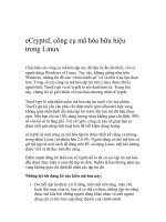 eCryptsf, công cụ mã hóa hữu hiệu trong Linux