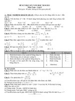 Đe kiem tra toan 8 (hk1)năm 2010-2011