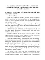 CÁC GIẢI PHÁP MARKETING NHẰM NÂNG CAO HIỆU QUẢ HOẠT ĐỘNG SẢN XUẤT KINH DOANH CỦA NHÀ XUẤT BẢN GIAO THÔNG VẬN TẢI