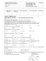 Thi hoc kì 1 toán 9