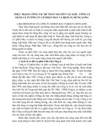 THỰC TRẠNG CÔNG TÁC KẾ TOÁN NGUYÊN VẬT LIỆU  CÔNG CỤ DỤNG CỤ Ở CÔNG TY CỔ PHẦN MAY VÀ DỊCH VỤ HƯNG LONG