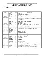 GA lớp 5-tuần 14 - Chuẩn KTKN-KNS-2010-2011