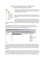 Quản lý bản sao Public Folder và các điều khoản cho máy khách bằng kịch bản