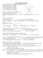 Ôn tập Hình học 6- Chương I