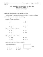 DE THI KHAO SAT CUOI KY I
