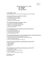 Đề thi học kì 1-Sinh 10-đ2