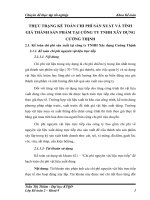 THỰC TRẠNG KẾ TOÁN CHI PHÍ SẢN XUẤT VÀ TÍNH GIÁ THÀNH SẢN PHẨM TẠI CÔNG TY TNHH XÂY DỰNG CƯỜNG THỊNH