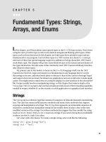 Fundamental Types - Strings, Arrays, and Enums