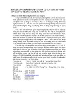 TỔNG QUAN VỀ KINH DOANH VÀ QUẢN LÝ CỦA CÔNG TY TNHH SẢN XUẤT VÀ THƯƠNG MẠI HƯNG PHÁT