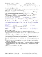 Đề kiểm tra Đại số 9 Tiết 30 (PGD)