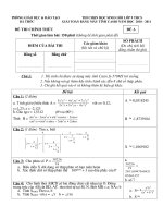 Đề thi Casio lớp 9 huyện Bá Thước 2010 - 2011