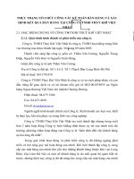 THỰC TRẠNG TỔ CHỨC CÔNG TÁC KẾ TOÁN BÁN HÀNG VÀ XÁC ĐỊNH KẾT QUẢ BÁN HÀNG TẠI CÔNG TY TNHH THUỶ KHÍ VIỆT NHẬT