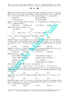 40 ĐỀ LUYỆN THI TRẮC NGHIỆM MÔN HÓA HỌC_Phần 12