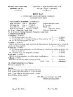 Biên bản xét duyệt SKKN