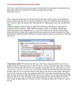 Bảo mật các thông tin các nhân trên máy tính