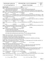 đề thi thử HK 1 2010 đề 9