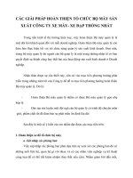 CÁC GIẢI PHÁP HOÀN THIỆN TỔ CHỨC BỘ MÁY SẢN XUẤT CÔNG TY XE MÁY- XE ĐẠP THỐNG NHẤT