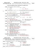 ĐỀ KIỂM TRA TOÁN LỚP 6