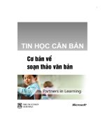 Tin học căn bản của Microsoft(tt)
