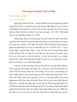 Thực trạng hoạt động TTQT tại SHB