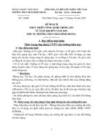 Kế hoạch phát triển CNTT: 2010-2015