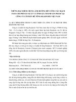 NHỮNG ĐẶC ĐIỂM CHUNG ẢNH HƯỞNG ĐẾN CÔNG TÁC HẠCH TOÁN CHI PHÍ SẢN XUẤT VÀ TÍNH GIÁ THÀNH SẢN PHẨM TẠI CÔNG TY CỔ PHẦN BÊ TÔNG READYMIX VIỆT NAM