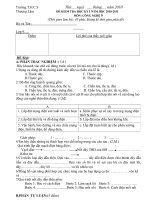 Đề K.Tra HK I-Có Đ.Án