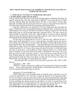 THỰC TRẠNG HẠCH TOÁN CÁC NGHIỆP VỤ THANH TOÁN TẠI CÔNG TY TNHH DƯỢC HỒ LONG