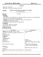 Giáo án lớp 1 tuần 17