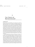 The Tools of Biotechnology