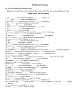 CHỌN LỌC ĐỀ THI ÔN HKI ANH 9