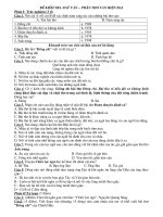 Đề KT Văn học hiện đại có ma trận đáp án