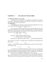 VẬT LIỆU KỸ THUẬT ĐIỆN