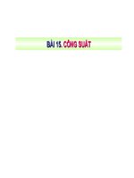 VL8 - Bài 15. Công suất