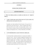 Câu hỏi đánh giá môn Kinh tế vĩ mô bằng tiếng Anh- Chương 18