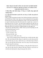 THỰC TRẠNG TỔ CHỨC CÔNG TÁC KẾ TOÁN TẬP HỢP CHI PHÍ SẢN XUẤT VÀ TÍNH GIÁ THÀNH TẠI CÔNG TY CỔ PHẦN CÔNG NGHỆ MÔI TRƯỜNG TOÀN Á