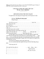 Các biểu mẫu Thi GVTHCC