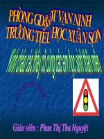 Bài 4 : kĩ năng đi bộ và qua đường an toàn