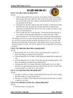 Đề cương ôn GDCD lớp 12 Trường THPT Phan Văn Trị Giồng Trôm Bến Tre