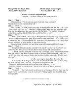 Đề-đáp án GDCD 9- Cực hay