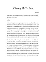 Kinh tế vi mô - Chương 17: Tư Bản