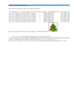 Code tạo cây thông Noel