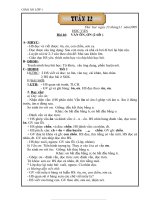 Giáo án Lớp 1-Tuần 12