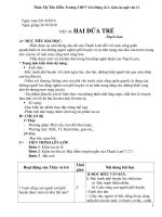 Tiết 38 Hai Dua Tre - Thach lam Thi Tinh