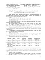 HƯỚNG DẪN KIỂM TRA HỌC KỲ I CỦA SƠGD