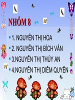 ảnh hưởng nhiệt độ, nước, ánh sáng tới  cây