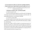 LÝ LUẬN CHUNG VỀ CÔNG TÁC KẾ TOÁN TẬP HỢP CHI PHÍ VÀ TÍNH GÍATHÀNH SẢN PHẨM TRONG DOANH NGHIỆP SẢN XUẤT